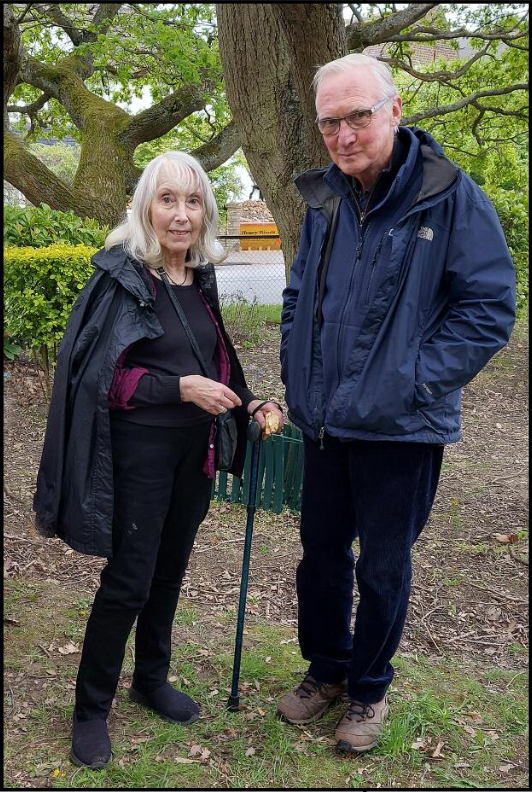 IMAGE OF VALERIE AND STUART SMILING AT THE CAMERA